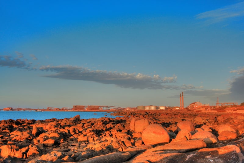 Dampier coastline in Pilbara region, Australia