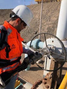 Valve actuators in mining