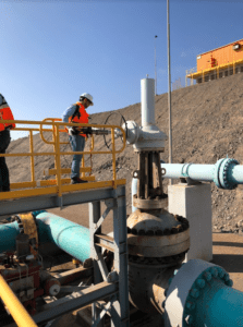 Valve actuators in mining