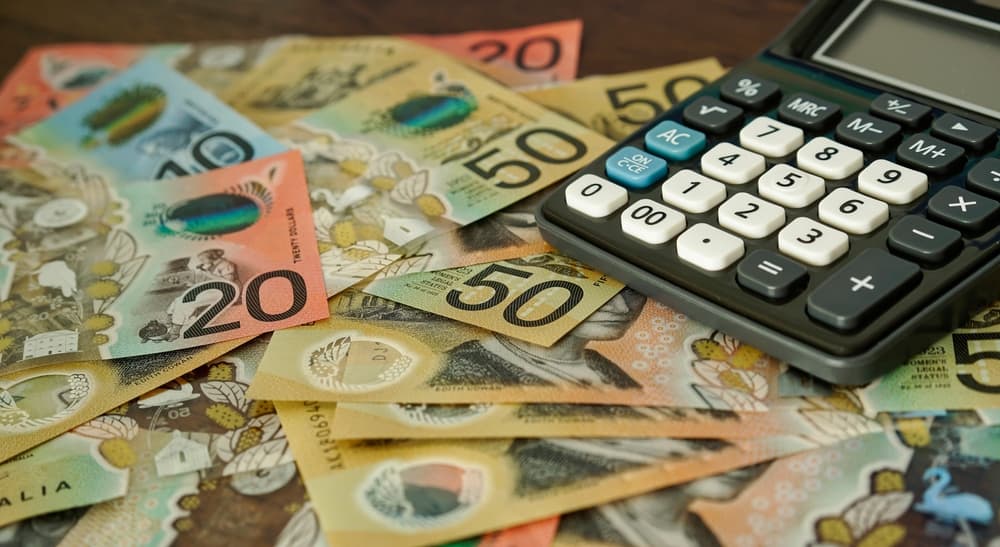 Money with calculator