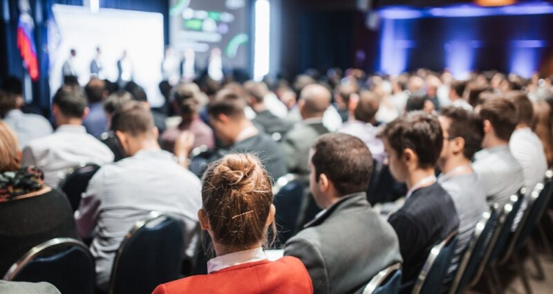 audience at a conference