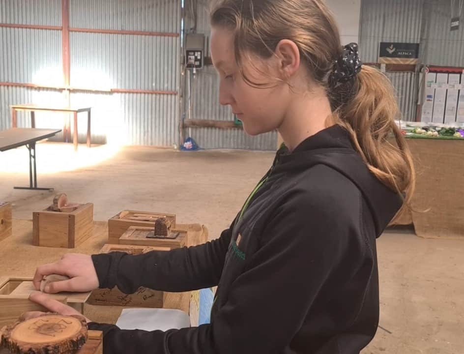 Sam at the Young Indigenous Women’s STEM Academy