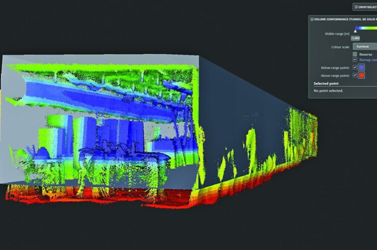 Pointerra’s platfrom allows mining companies to accurately monitor conformance. Image: Pointerra.