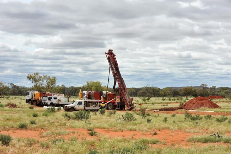 Drilling at the Nolans rare earths project in the NT. Image: Arafura Rare Earths
