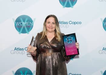 Excellence in Mining & Woman of the Year winner Brooke Adamson, Newmont. Image: Prime Creative Media
